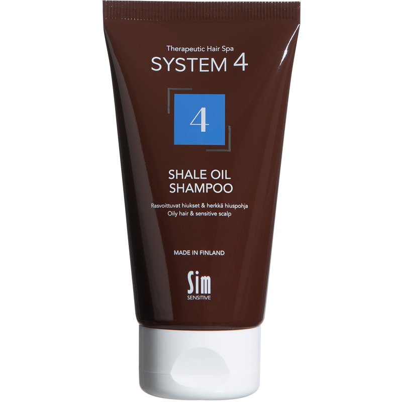 SIM System4 – Shale Oil Shampoo 4 – Rasvoittuville hiuksille – 75 ml