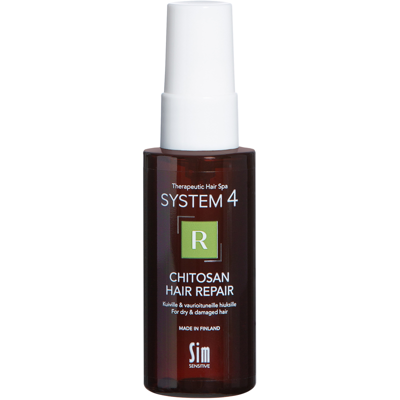 SIM System4 – Chitosan Hair Repair R – Hoitosuihke kuiville ja vaurioituneille hiuksille – 50 ml