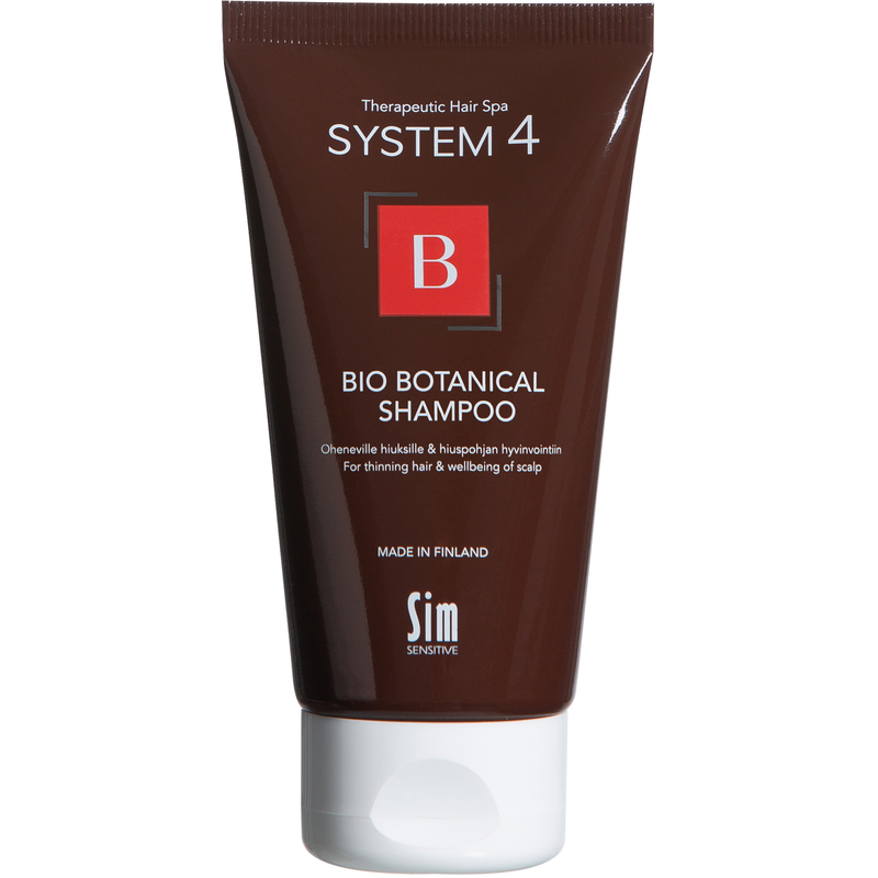 SIM System4 – Bio Botanical Shampoo B – Oheneville hiuksille – 75 ml