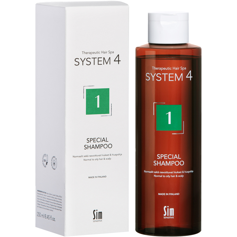 SIM System4 – Special Shampoo 1 – Normaalit ja rasvoittuvat hiukset – 250ml