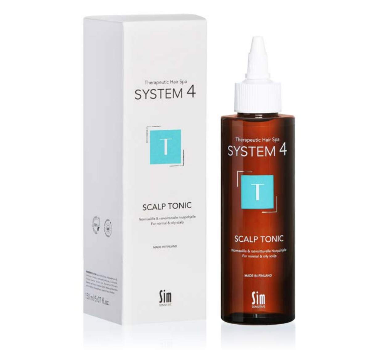 SIM System4 – Scalp Tonic hoitoneste T – Rasvoittuvalle hiuspohjalle – 150ml